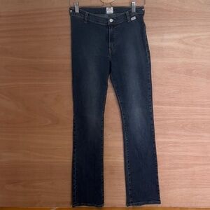Vintage Miss Sixty low rise bootcut jeans 29 no pockets blue medium wash Italy